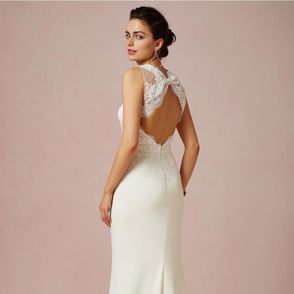 BHLDN x Badgley Mischka Wedding Dress - Picture 2 of 12